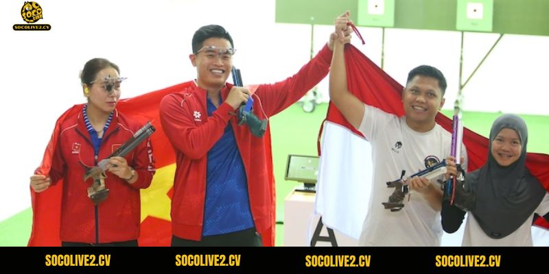 Hai VĐV Việt Nam thua đầy tiếc nuối trước Indonesia tại Sea Games 33